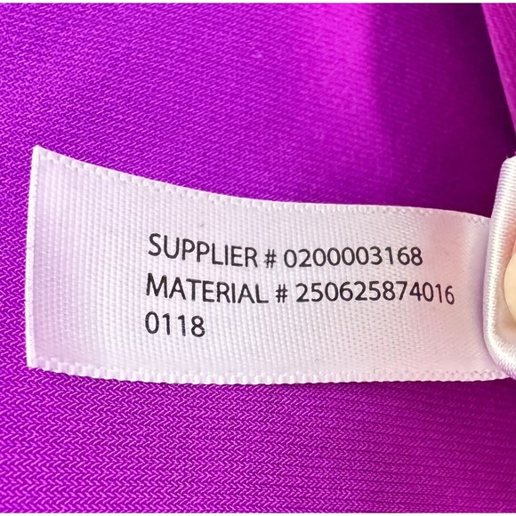 ❌SOLD❌Lauren Ralph Lauren Bright Magenta Pink Cowl Neck Ruched  Dress Size 8 - Picture 13 of 15